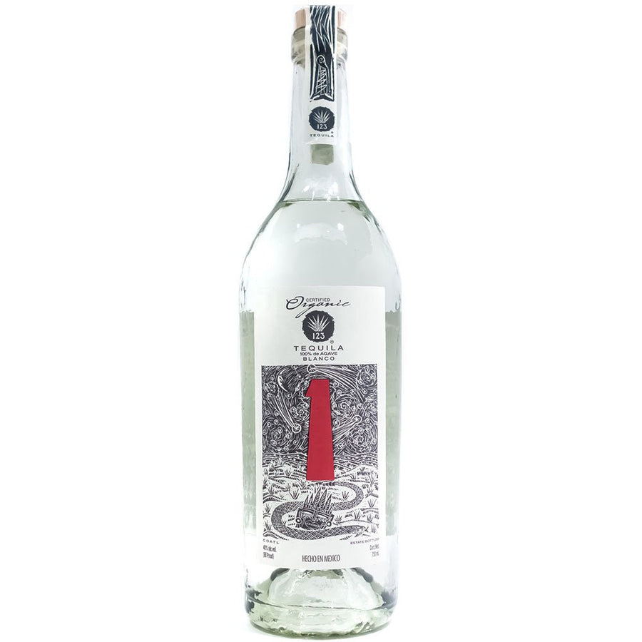 123 Organic 1 Blanco Tequila - Bottles2Gift