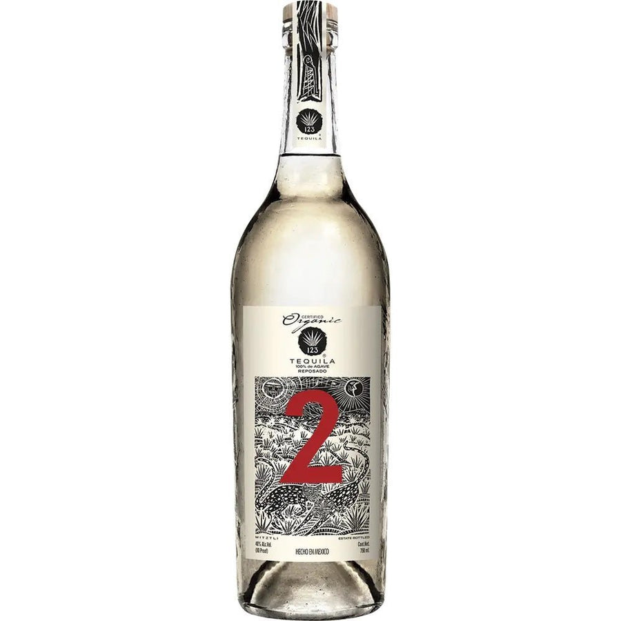 123 Organic 2 Reposado Tequila - Bottles2Gift