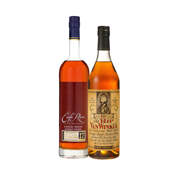 Eagle Rare 17-Year and Pappy Van Winkle 10-Year 750ml Bourbon Bundle