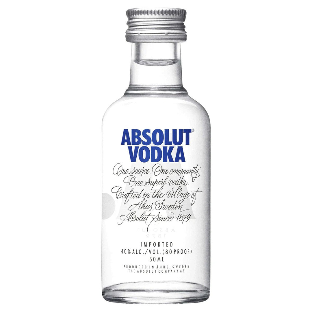 Absolut Vodka 50ml Miniature Bottle - Bottles2Gift