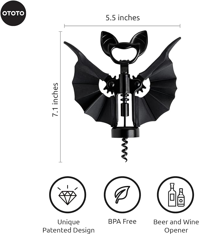 Bat Winged Corkscrew - Bottles2Gift