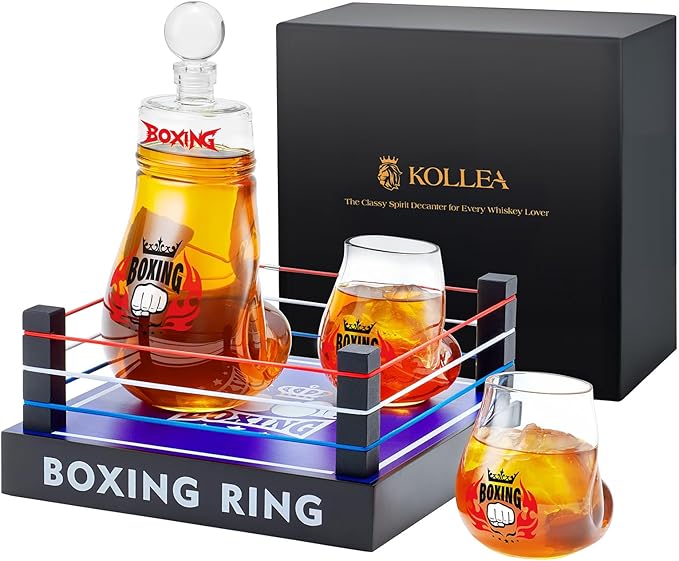 Boxing Ring Whiskey Decanter Set - Bottles2Gift