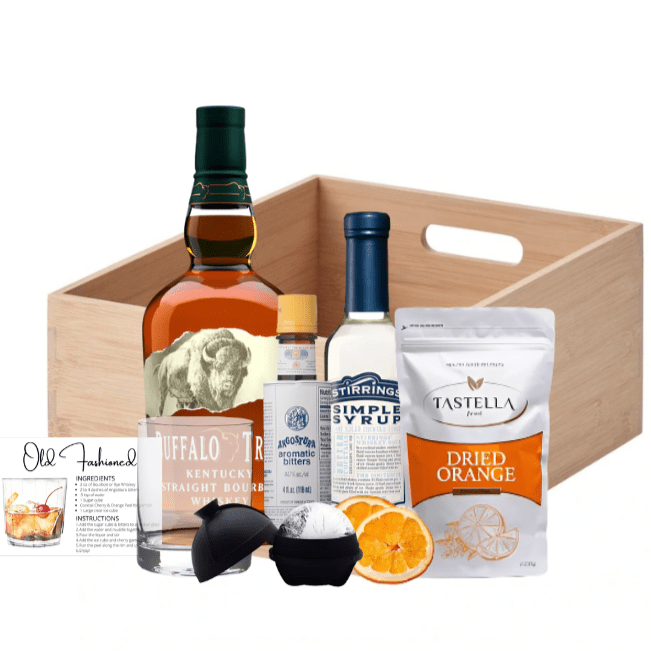 Buffalo Trace Bourbon Old Fashioned Cocktail Gift Box - Bottles2Gift