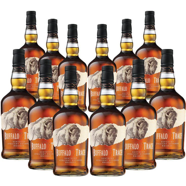 Buffalo Trace Kentucky Straight Bourbon Whiskey 12 - Pack Case Bundle 750ml ( Full Case ) - Bottles2Gift