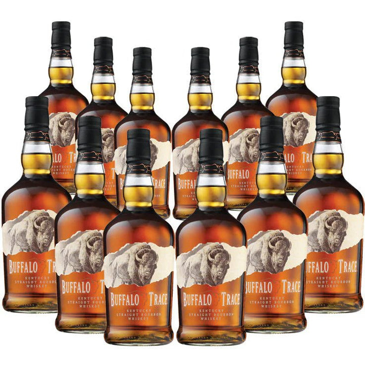 Buffalo Trace Kentucky Straight Bourbon Whiskey 12 - Pack Case Bundle 750ml ( Full Case ) - Bottles2Gift