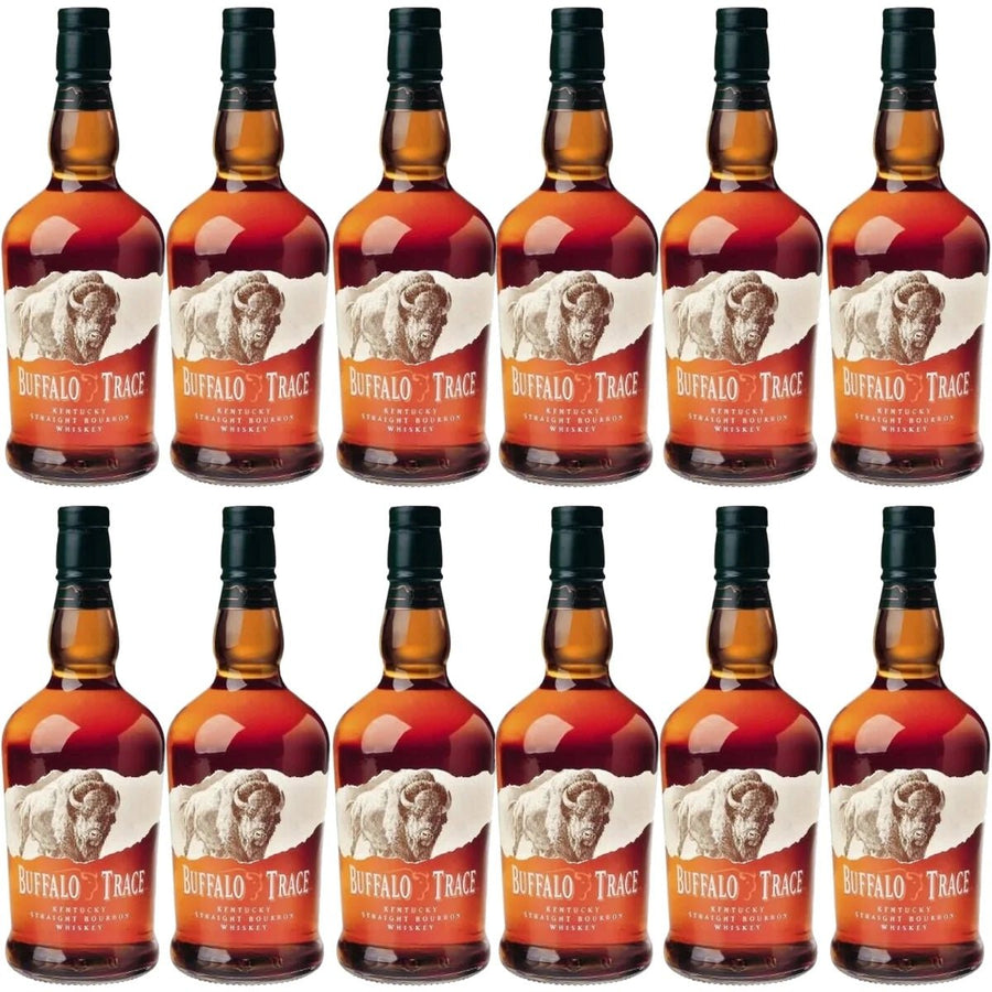 Buffalo Trace Kentucky Straight Bourbon Whiskey 12 - Pack Case Bundle 750ml ( Full Case ) - Bottles2Gift