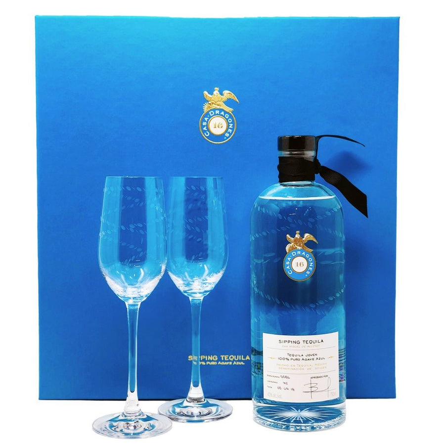 Casa Dragones Joven with Galsses Gift Set Tequila - Bottles2Gift