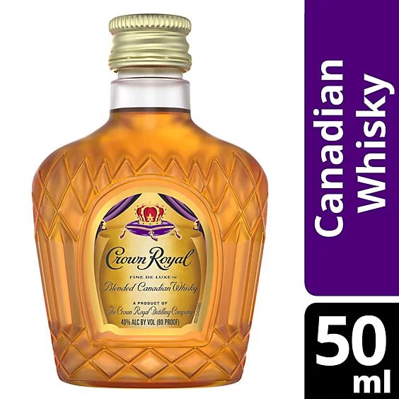 Crown Royal Canadian Whisky 50ml Miniature - Bottles2Gift