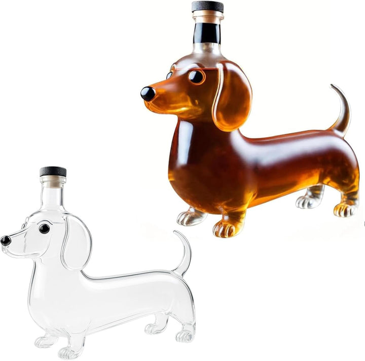 Dachshund Glass Decanter with Stopper - Bottles2Gift
