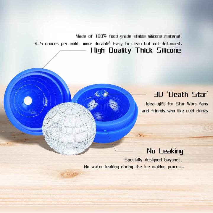 Death Star ice cube Mold (Set of 2) - Bottles2Gift