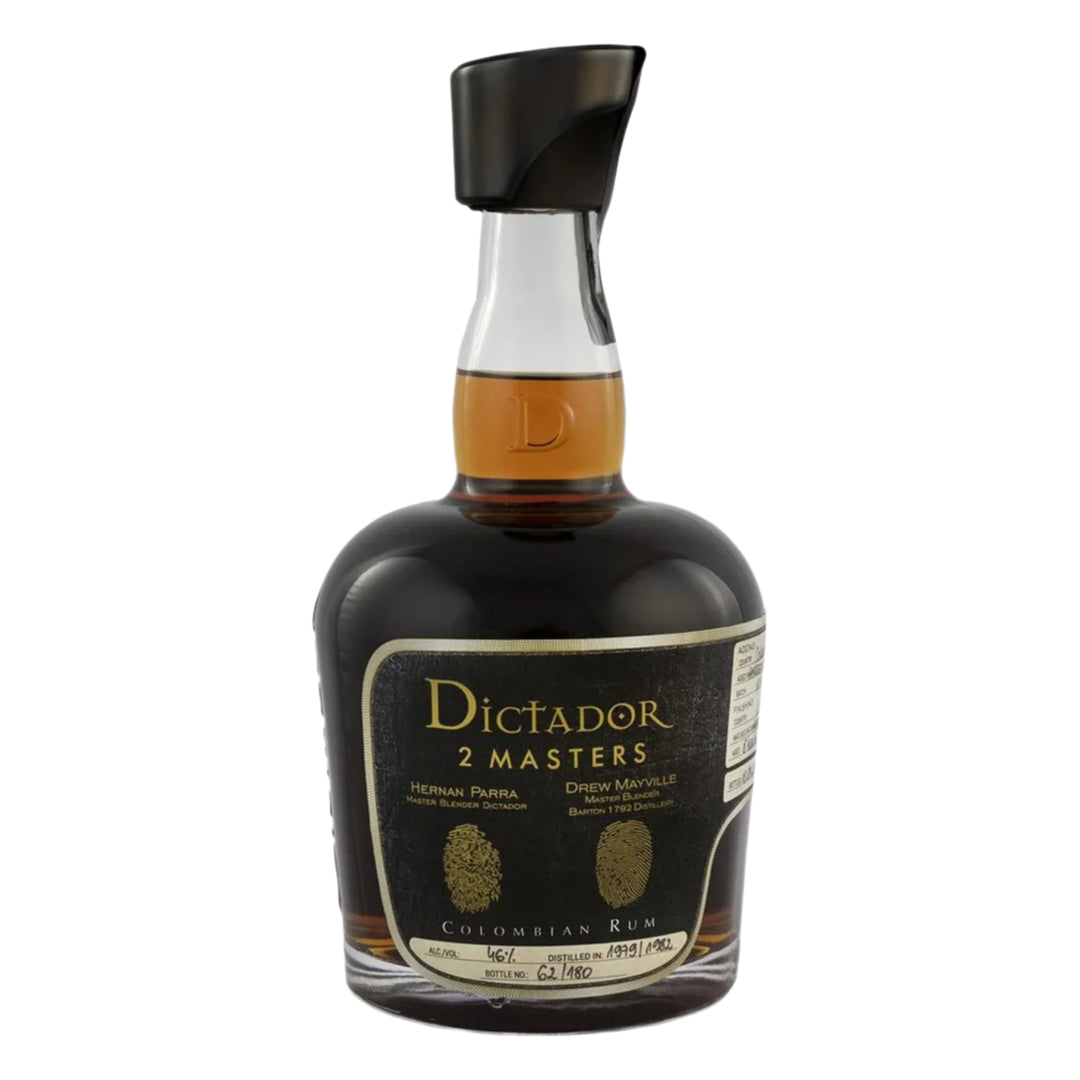 Dictador 2 Masters Barton Straight Rye Cask Finish 36 Year Columbian Aged Rum - Bottles2Gift