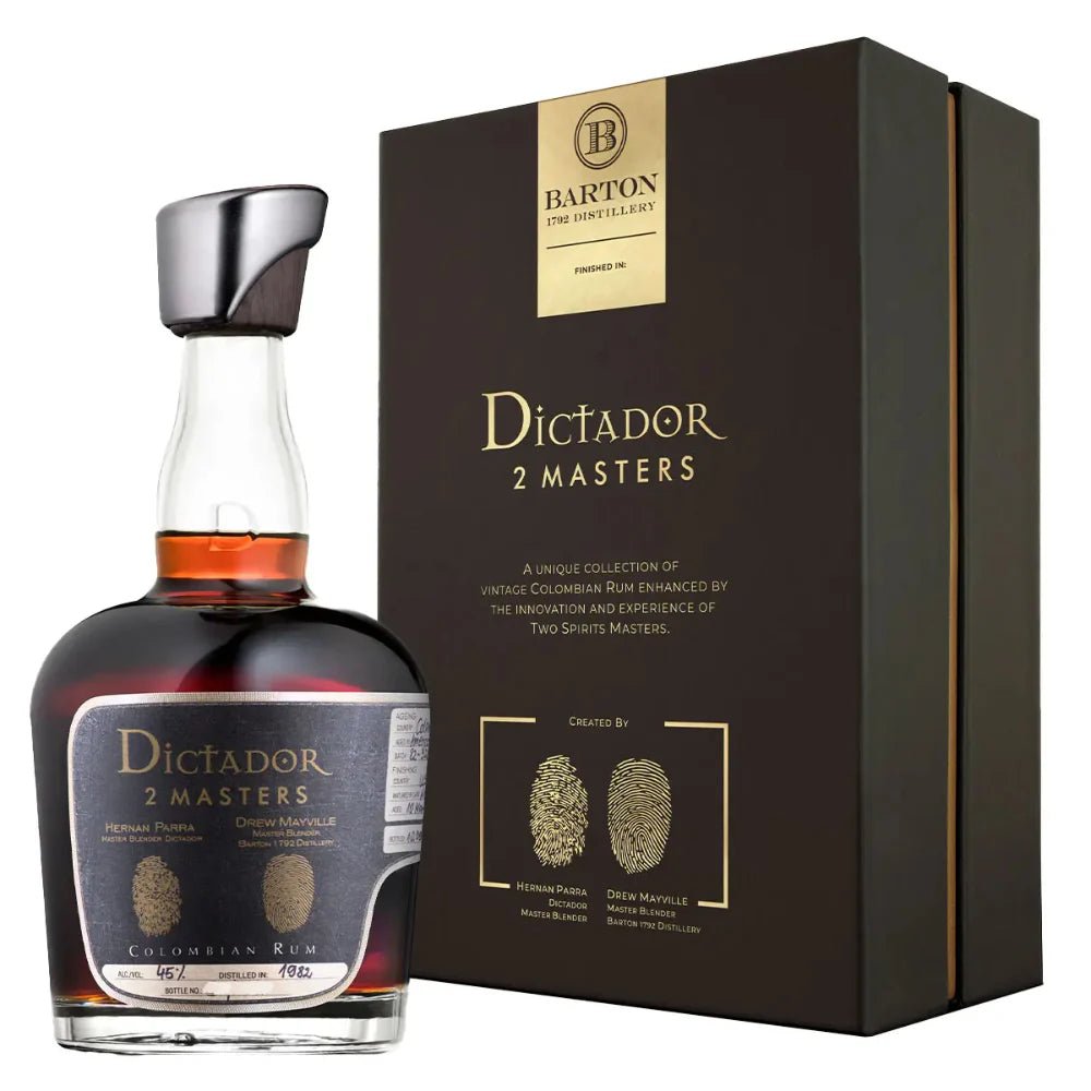 Dictador 2 Masters Barton Wheat Bourbon Finish 36 Year Columbian Aged Rum - Bottles2Gift
