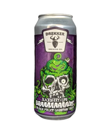 Drekker Brewing Co. - Blackberry Lime Braaaaaaaains Double Fruit Smoothie Sour - Bottles2Gift