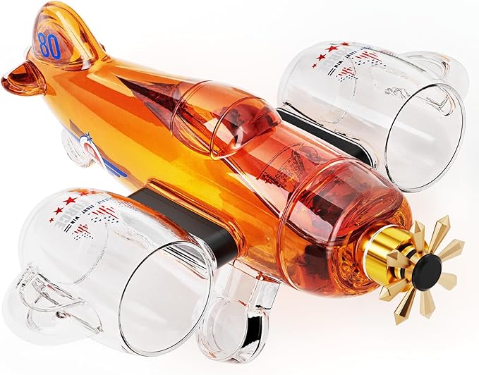 Fighter Plane Whiskey Decanter Set - Bottles2Gift