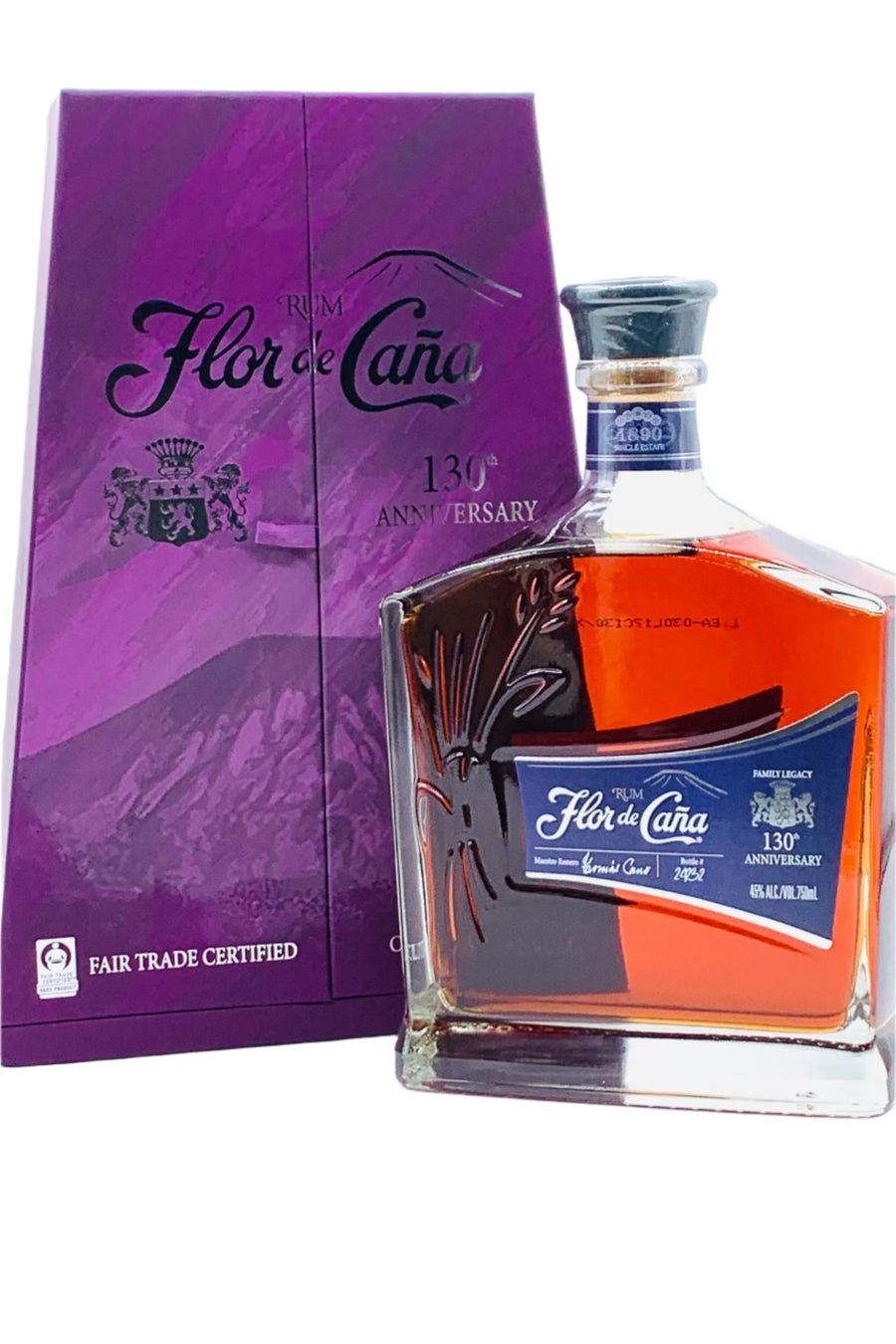 Flor de Cana 20 Year Old 130th Anniversary Rum - Bottles2Gift