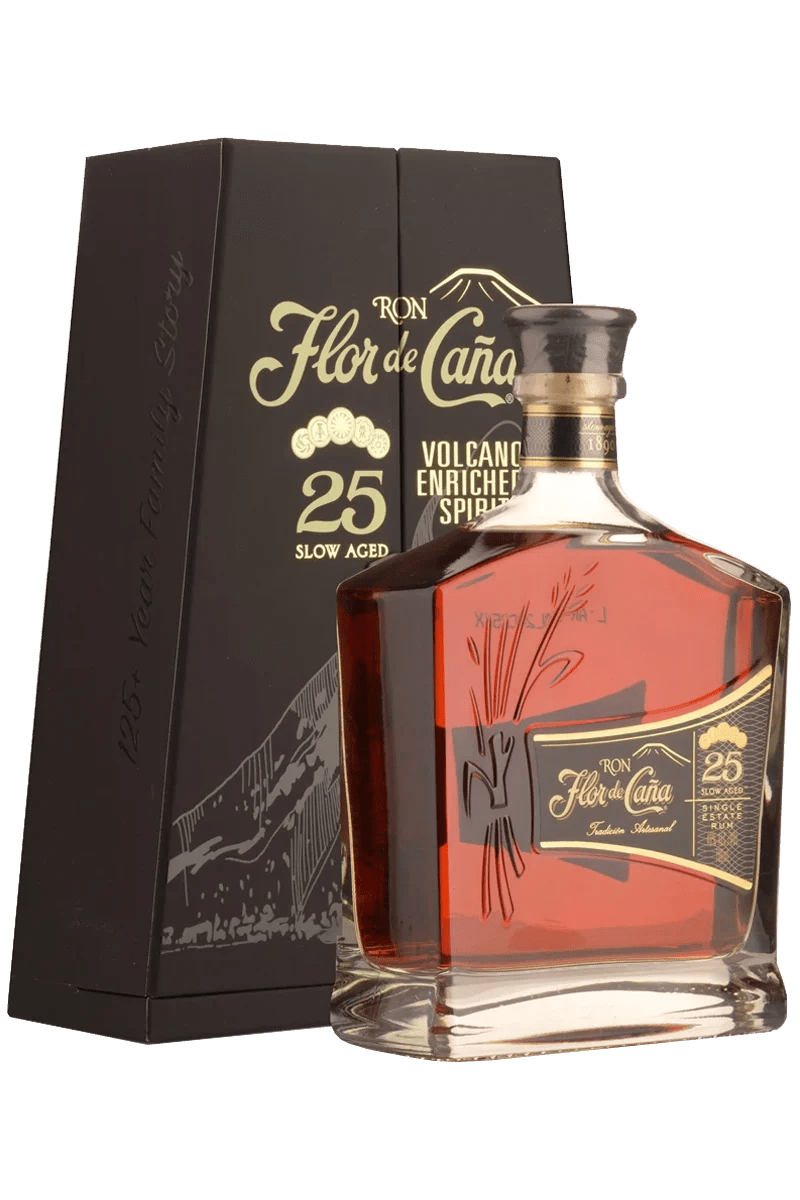 Flor de Cana 25 Year Old Centenario Rum 750ml - Bottles2Gift