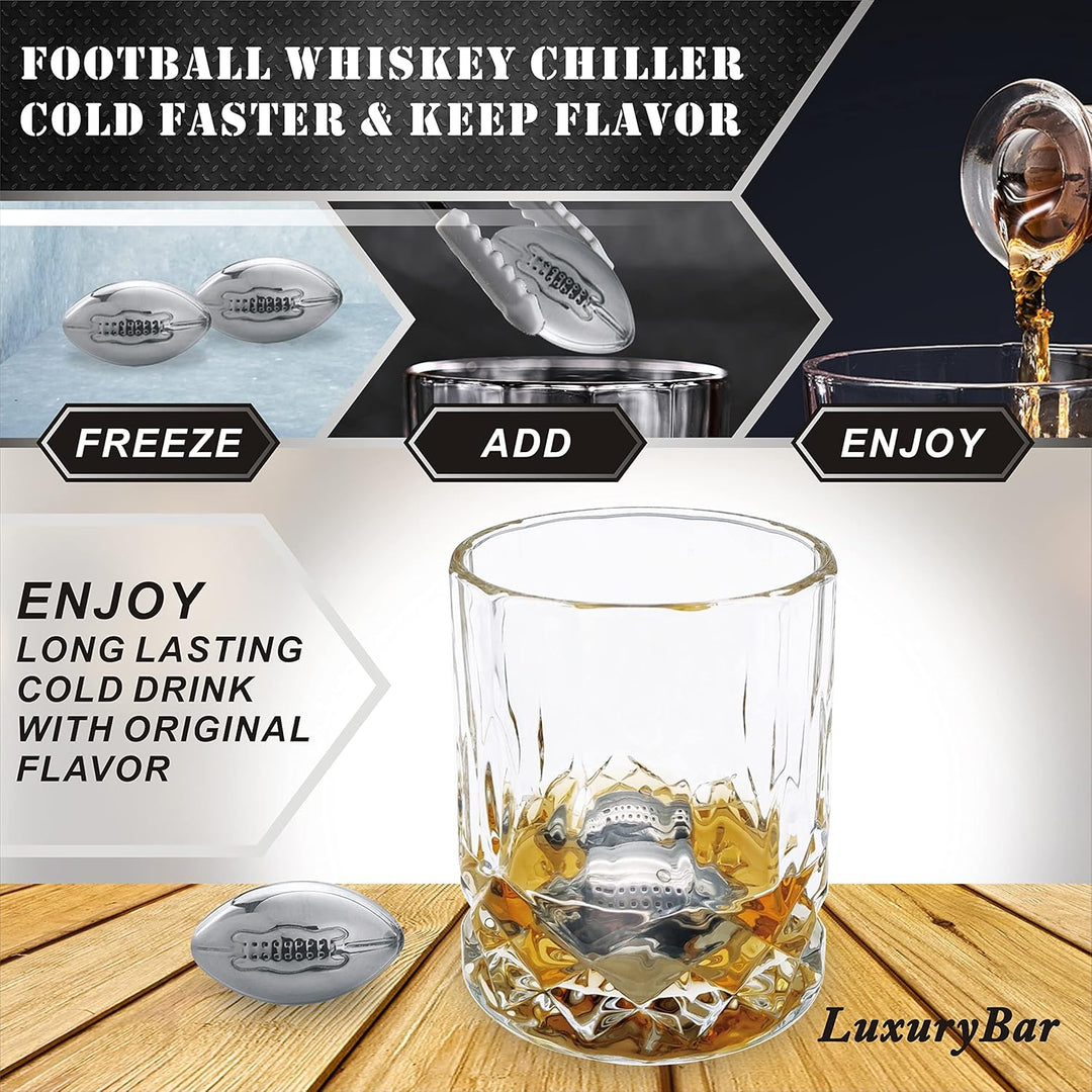 Football Fan's Decanter Set - Bottles2Gift