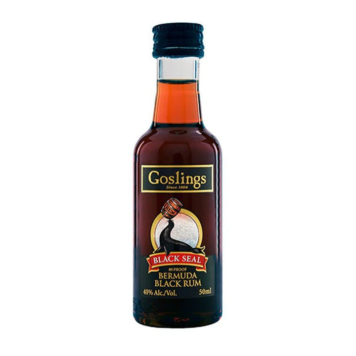 Goslings Black Rum Black Seal 50ml Miniature - Bottles2Gift