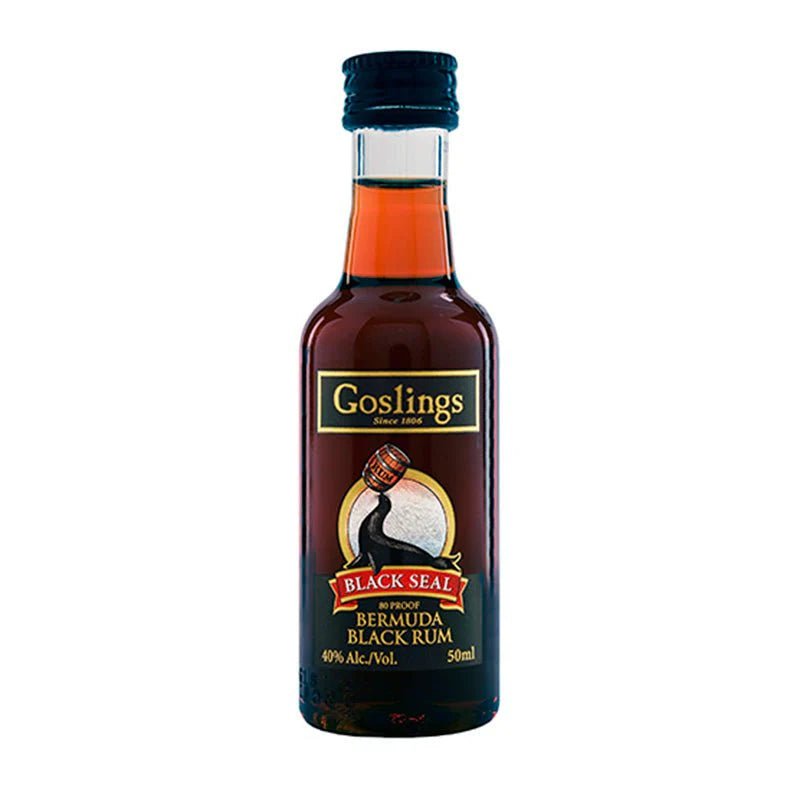 Goslings Black Rum Black Seal 50ml Miniature - Bottles2Gift