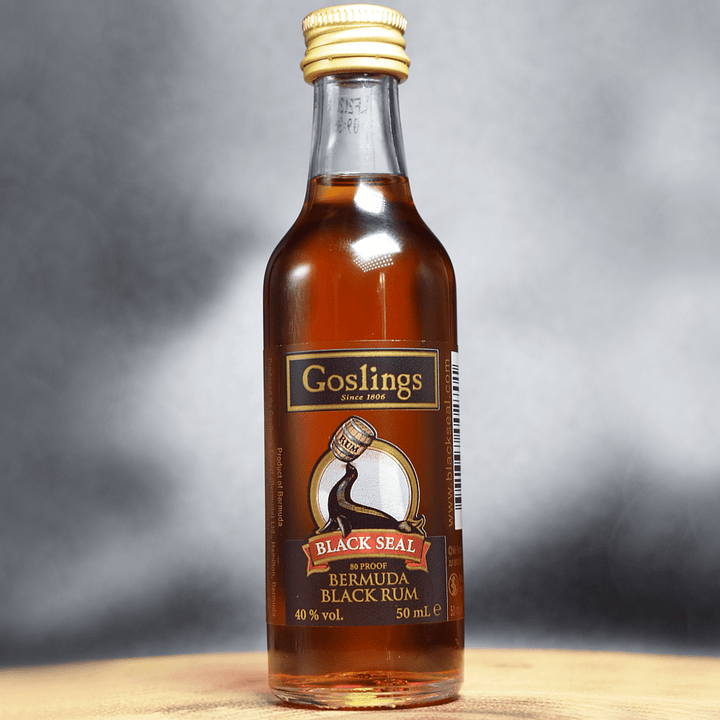 Goslings Black Rum Black Seal 50ml Miniature - Bottles2Gift