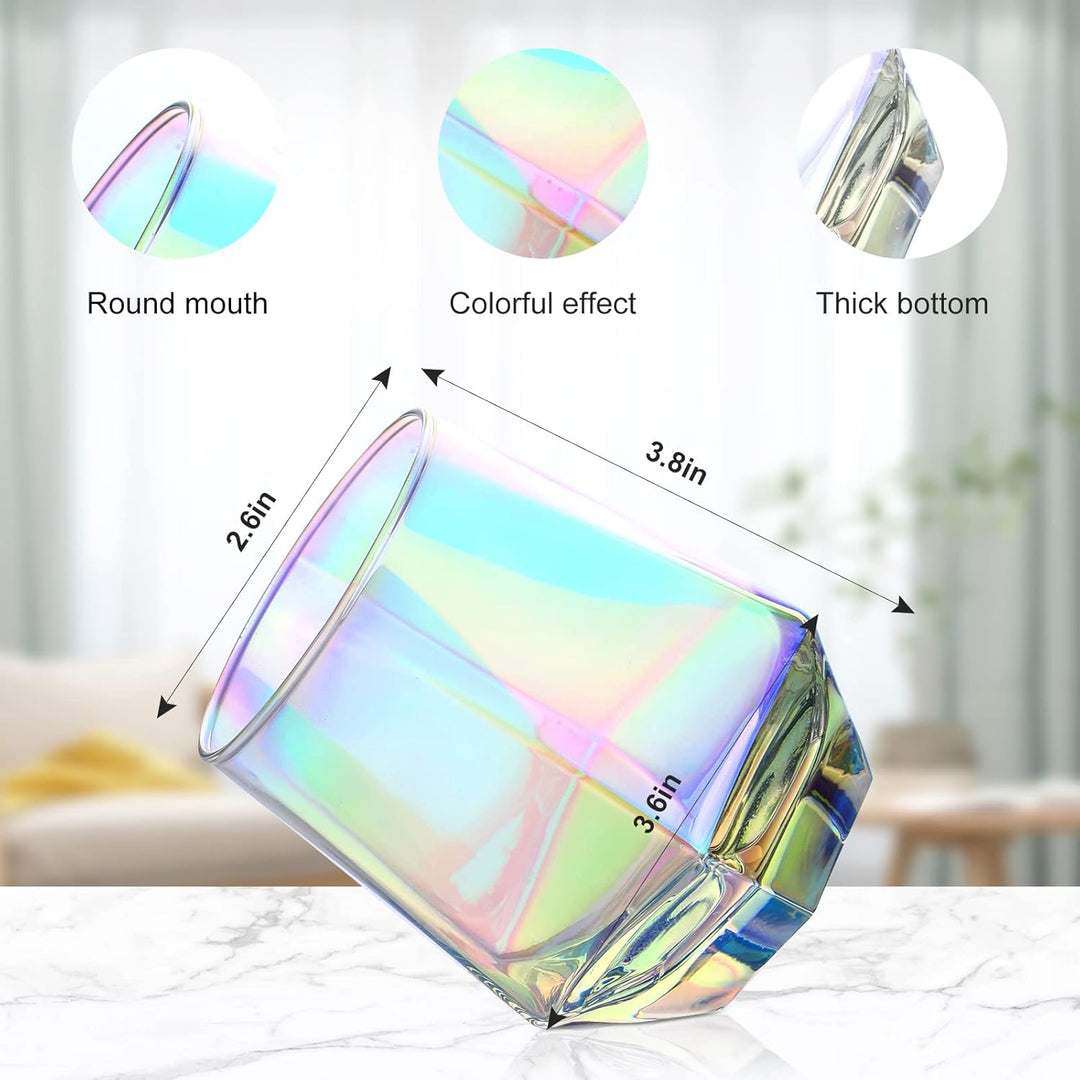 Iridescent Stemless Wine Glasses - Bottles2Gift