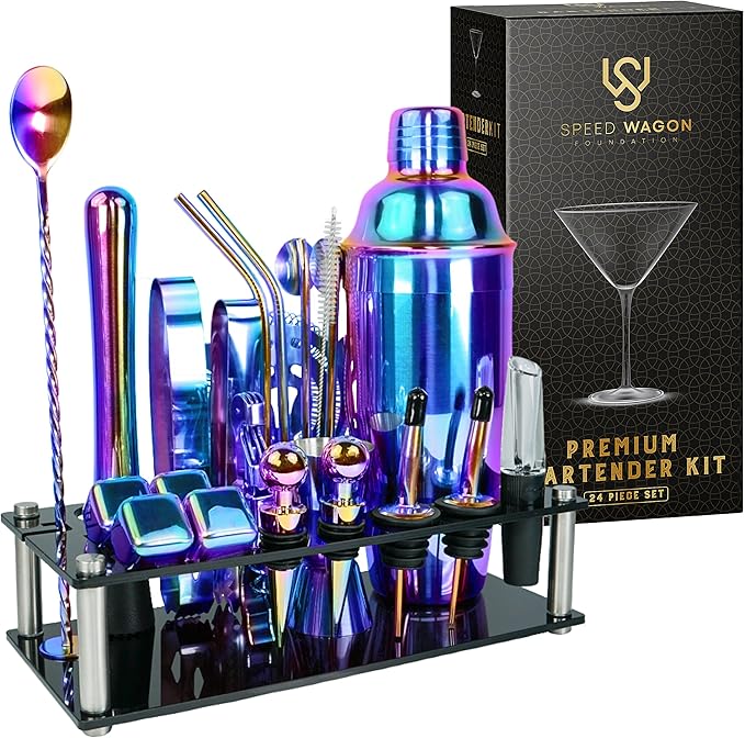Luxury Cocktail Set with Stand - Bottles2Gift
