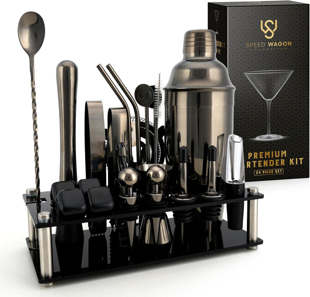 Luxury Cocktail Set with Stand - Bottles2Gift
