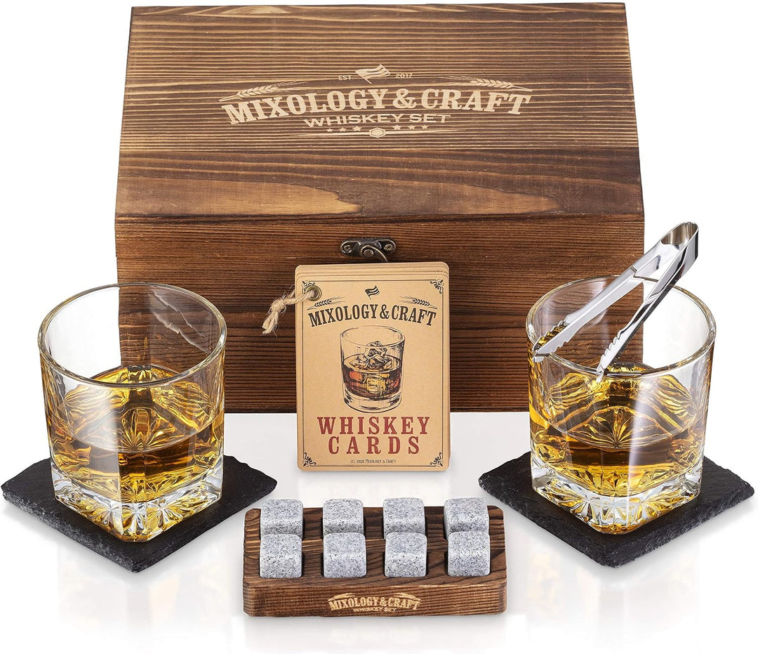 Mixology & Craft Whiskey Stones Gift Set - Bottles2Gift