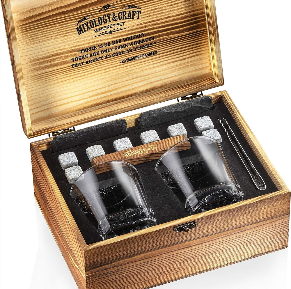 Mixology & Craft Whiskey Stones Gift Set - Bottles2Gift