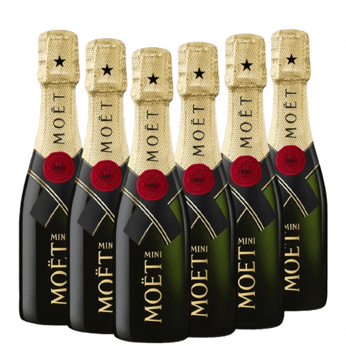 Moet & Chandon Champagne Brut Imperial 6-pack 187ml – Bottles2Gift