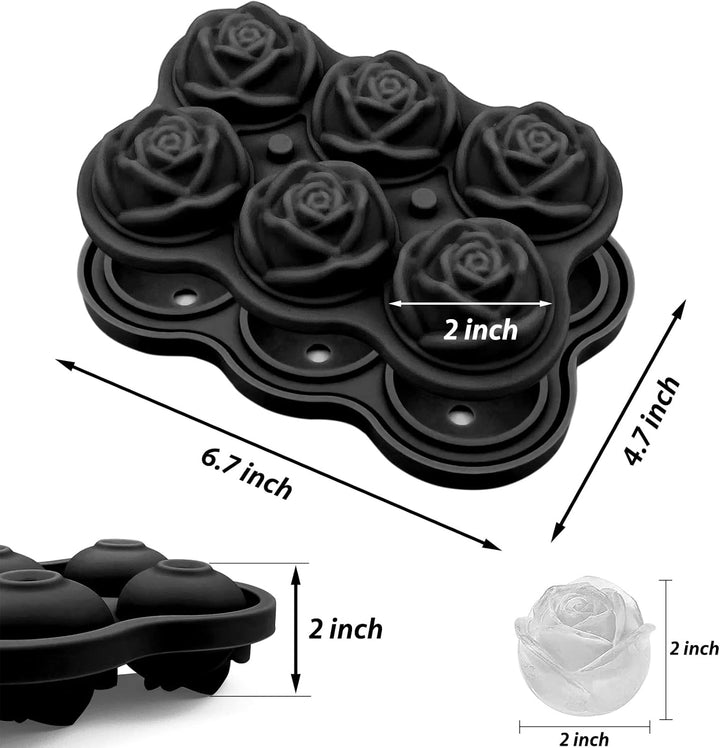 Rose Ice Cube Mold - Bottles2Gift