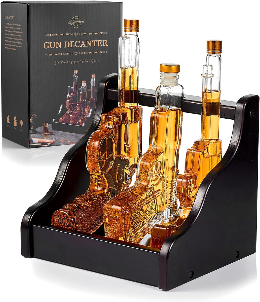 The 3 Gun Decanter Set - Bottles2Gift