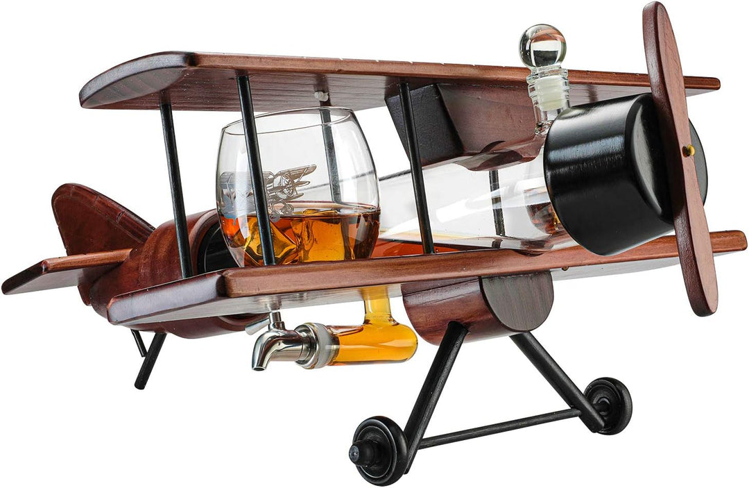 The Airplane Decanter Set - Bottles2Gift