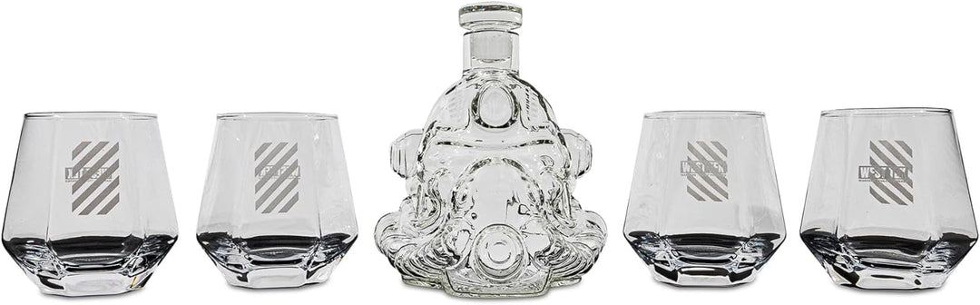 The Brotherhood of Steel 5 - Piece Whiskey Decanter Set - Bottles2Gift