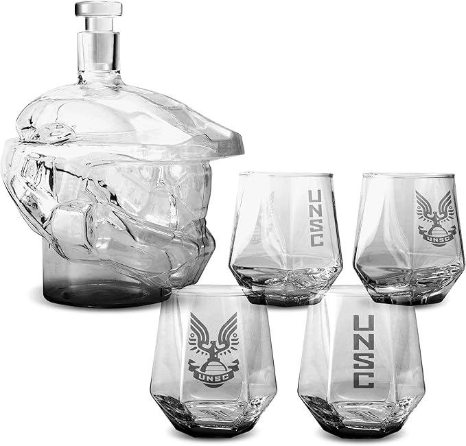 The Halo Master Chief Helmet Decanter Set - Bottles2Gift