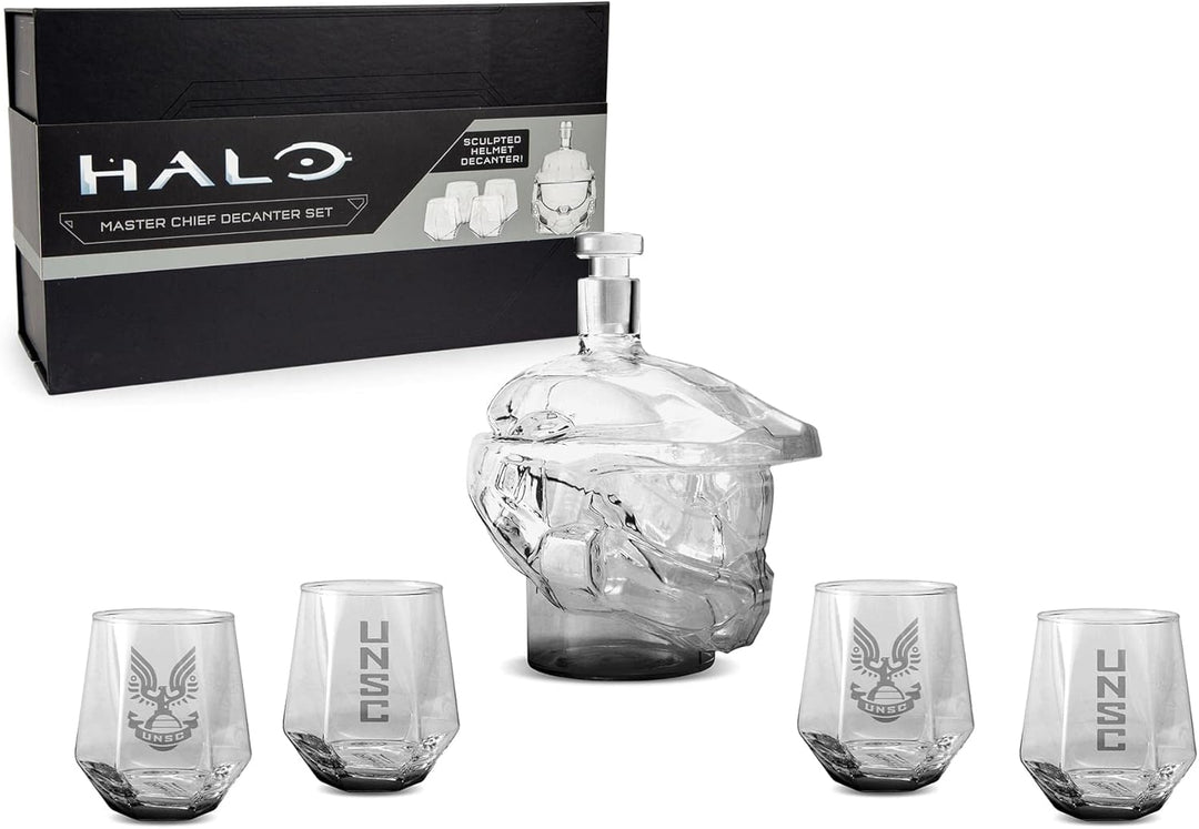 The Halo Master Chief Helmet Decanter Set - Bottles2Gift