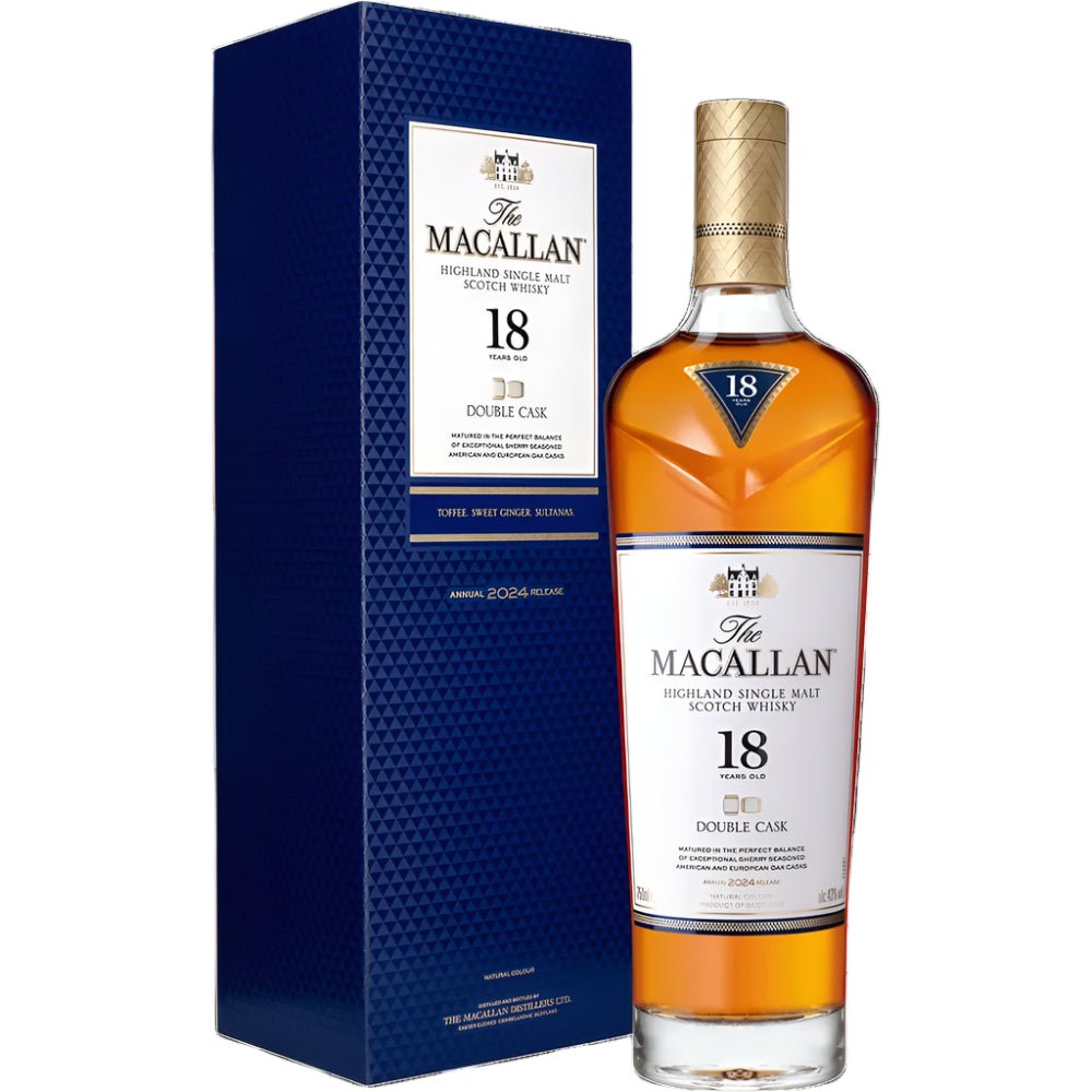 The Macallan Double Cask 18 Year Old Single Malt Scotch - Bottles2Gift