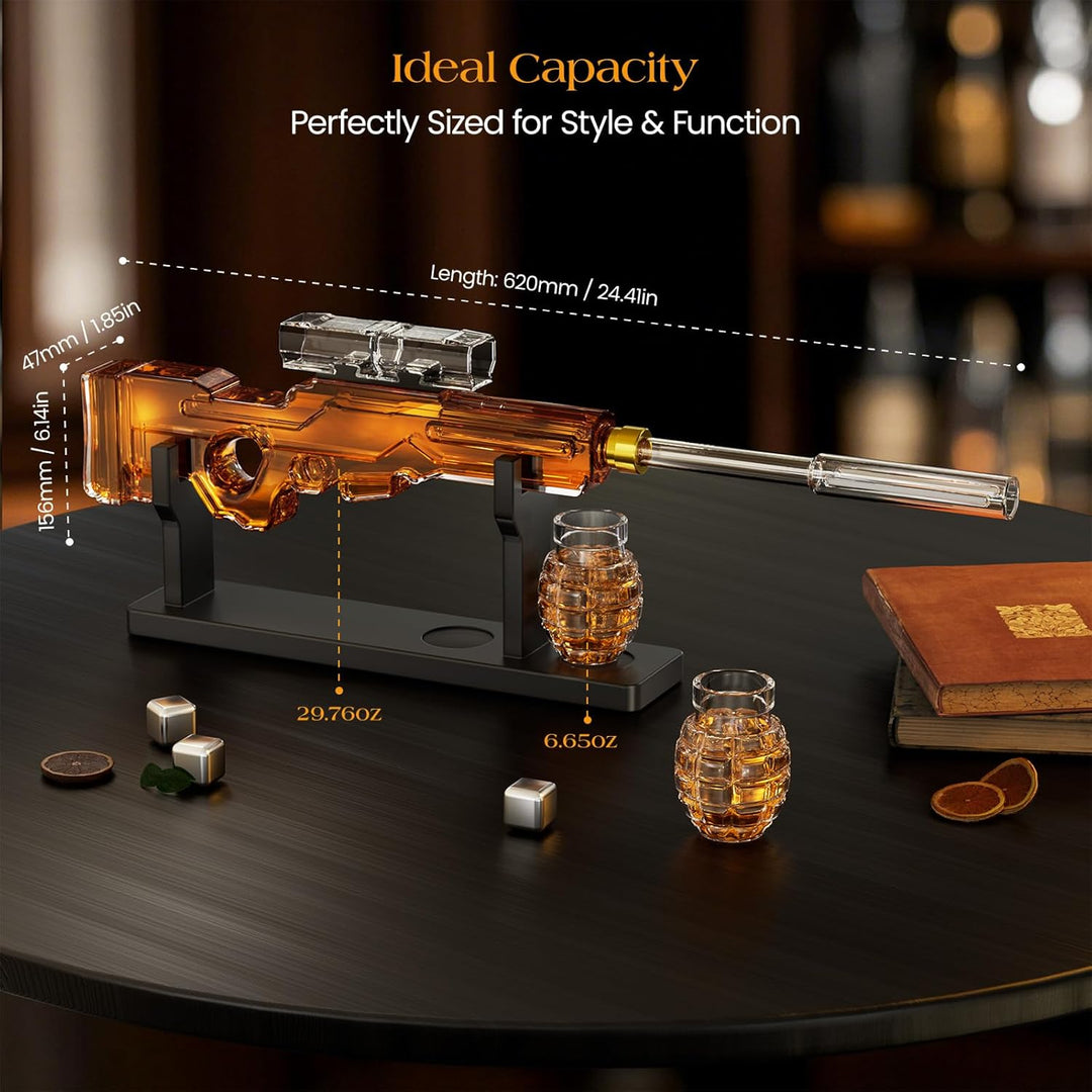 The Precision Marksman Decanter Set - Bottles2Gift