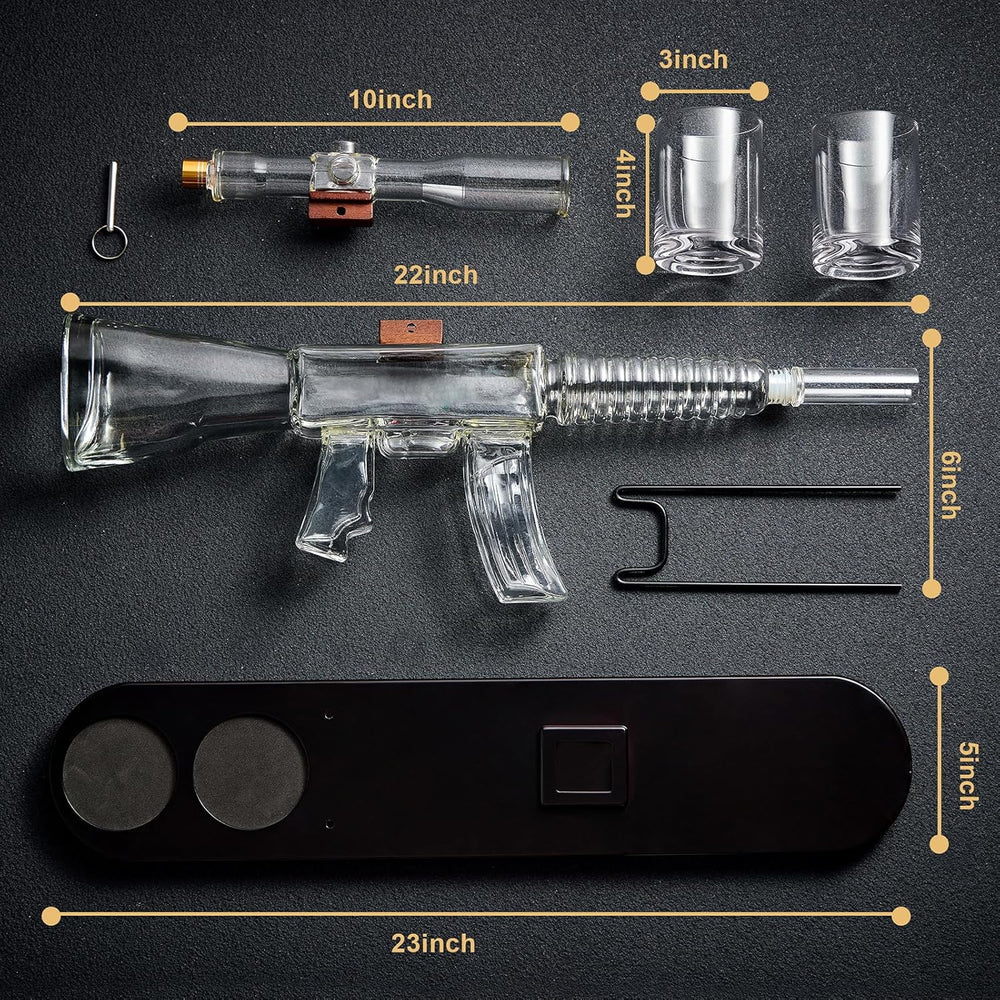 The Rifle Decanter Set - Bottles2Gift