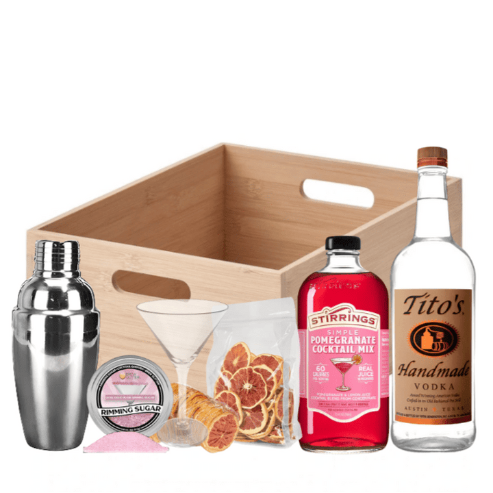 Tito's Pomegranate Martini Cocktail Gift Box - Bottles2Gift