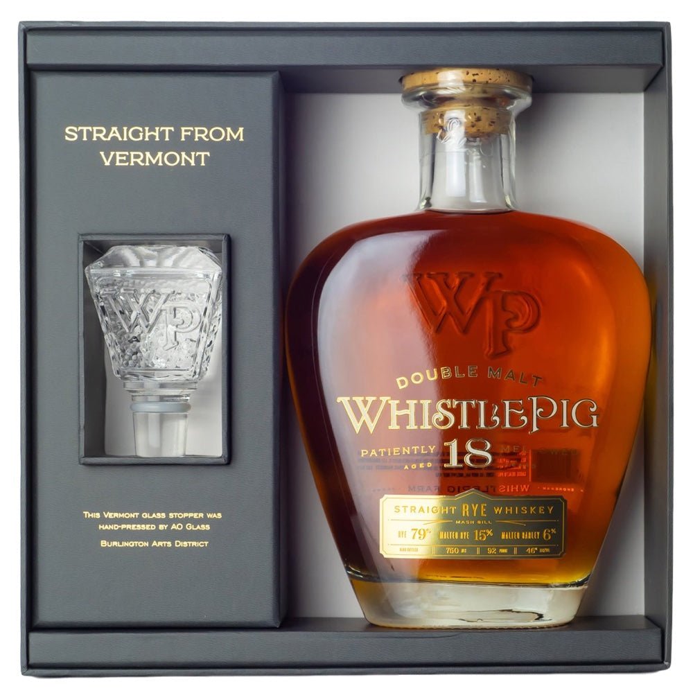 WhistlePig Double Malt 18 Year Straight Rye Whiskey - Bottles2Gift