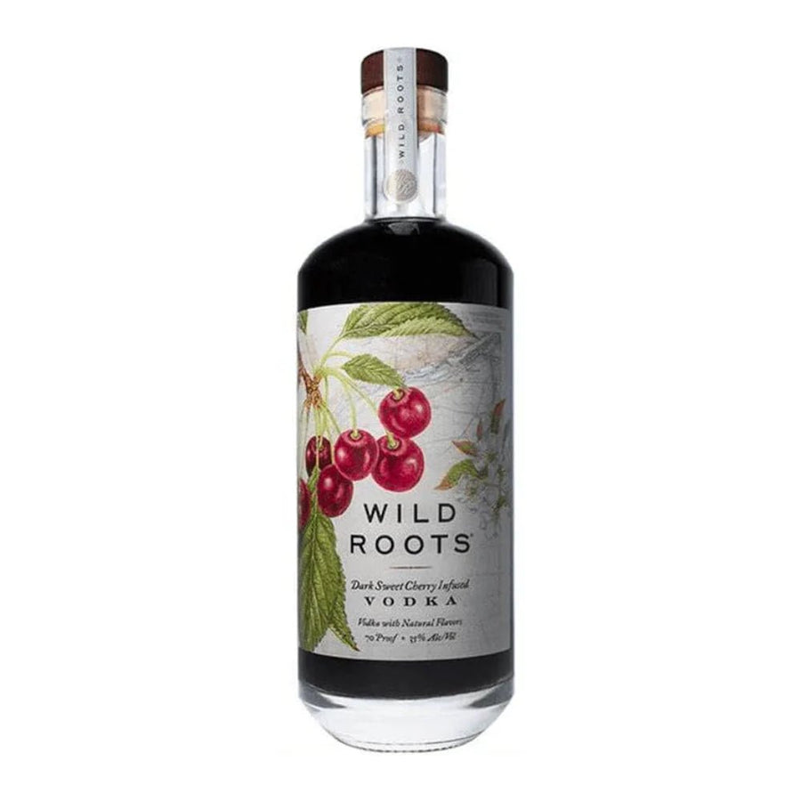 Wild Roots Vodka: Dark Sweet Cherry Infused - Bottles2Gift