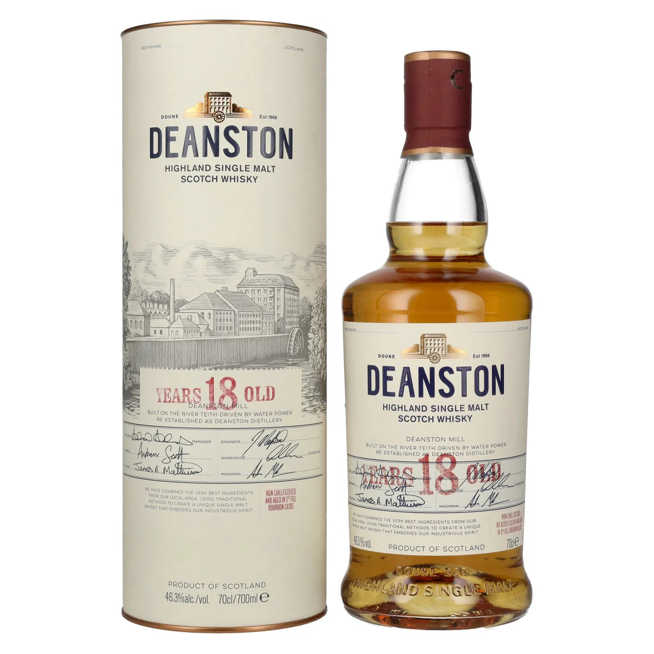 Deanston 18 Year Single Malt Scotch Whisky