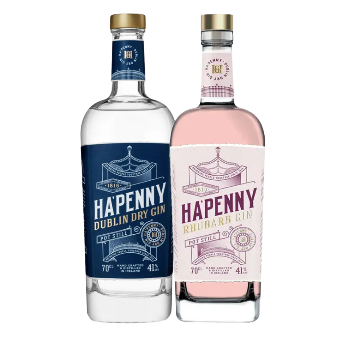 Ha'Penny Rhubarb & Dublin Dry Gin Bundle