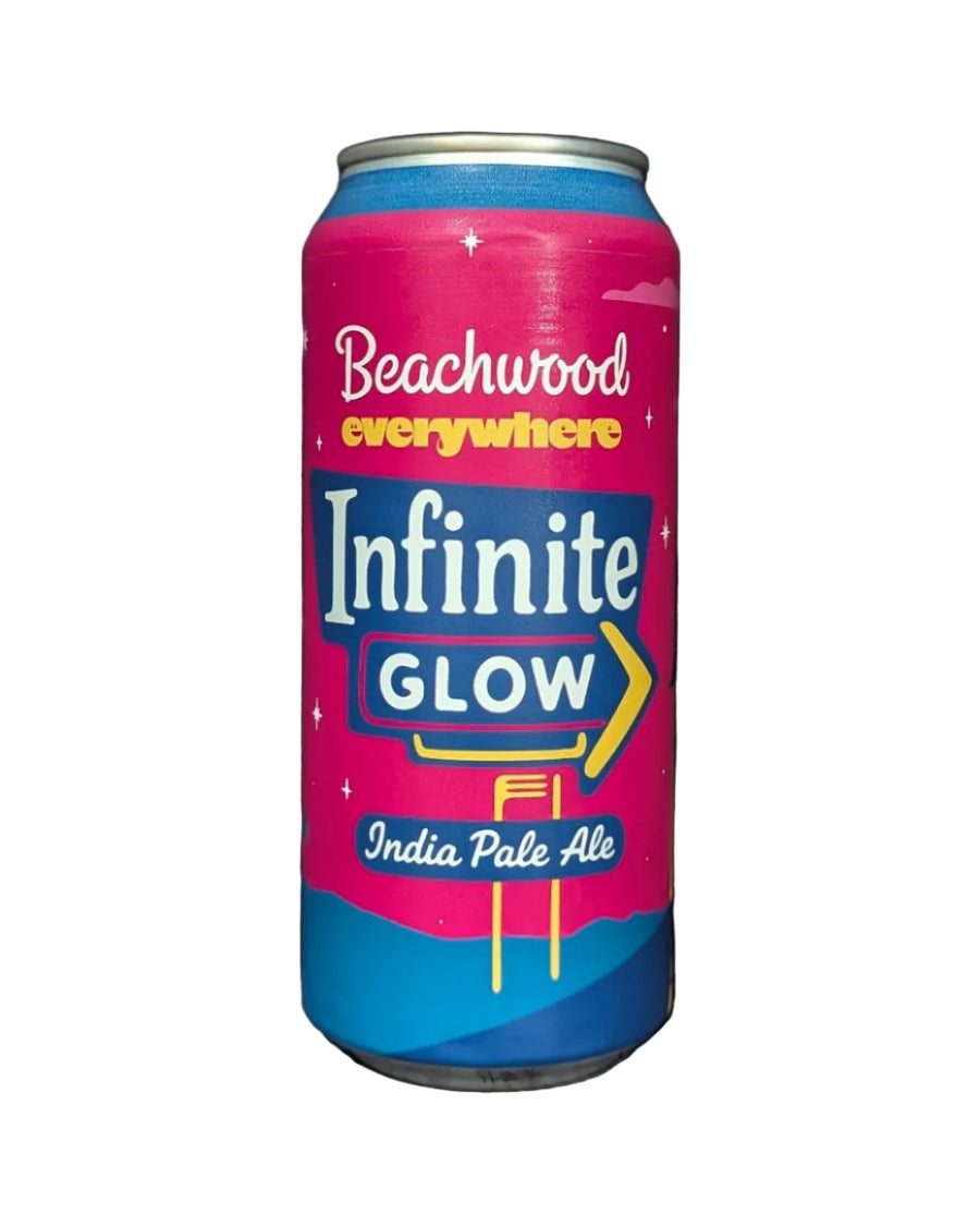 Beachwood Everywhere Infinite Glow India Pale Ale can on a white background