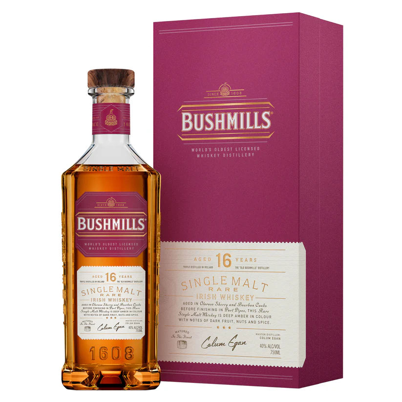 Bushmills 16 Year Old Single Malt Irish Whiskey