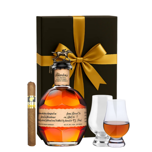 Blanton's Single Barrel Bourbon 750ml W/Cigar and Glass Gift set