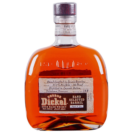 George Dickel Hand Select Barrel 9 Year Old Tennessee Whiskey