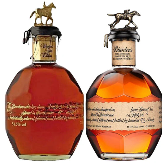 Blanton's Single Barrel and Blanton's Gold 750ml Bourbon Bundle