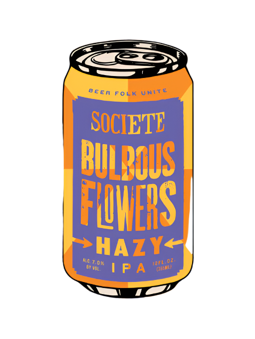 Societe Brewing Co. - Bulbous Flowers Hazy IPA